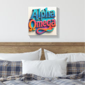 Design Alpha und Omega Wall Art Ai Leinwanddruck (Insitu (Schlafzimmer))