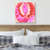 Design auf Sensual - RedRose PinkRose Petal-Basis Leinwanddruck (Insitu (Schlafzimmer))