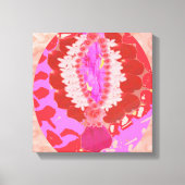 Design auf Sensual - RedRose PinkRose Petal-Basis Leinwanddruck (Vorderseite)