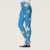 Design aus gelbem Gummihandy Leggings (Links)