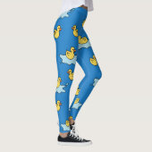 Design aus gelbem Gummihandy Leggings (Rechts)