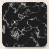 Design aus schwarzem Marmor - Getränkeuntersetzer (Vorderseite)
