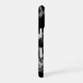 Design aus schwarzem Marmor - iPhone 16 Hülle (Rechte Seite)
