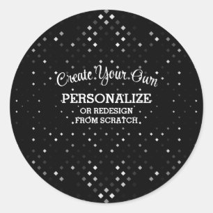 Design aus Scratch - Runder Aufkleber