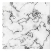 Design aus weißem Marmor - Würfel (Vorderseite)