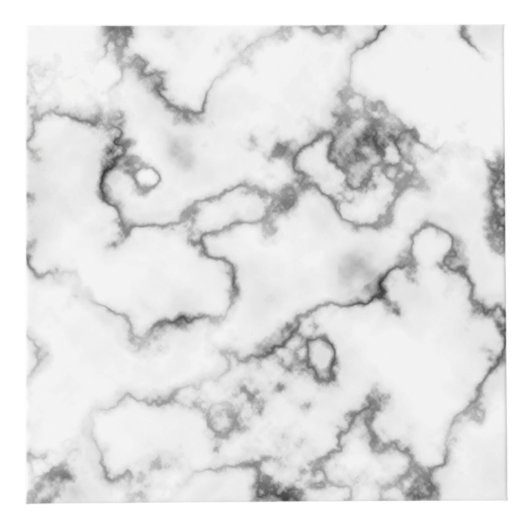 Design aus weißem Marmor - Würfel (Vorderseite)