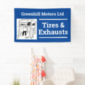 Design-Banner für Garage-Fahrzeuge Banner (Insitu)