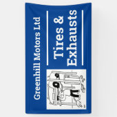 Design-Banner für Garage-Fahrzeuge Banner (Vertikal)