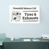 Design-Banner für Garage-Fahrzeuge Banner (Messeveranstaltung)