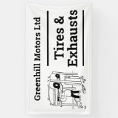 Design-Banner für Garage-Fahrzeuge Banner (Vertikal)