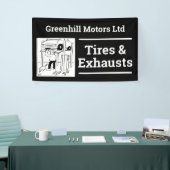 Design-Banner für Garage-Fahrzeuge Banner (Messeveranstaltung)