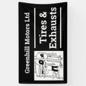 Design-Banner für Garage-Fahrzeuge Banner (Vertikal)