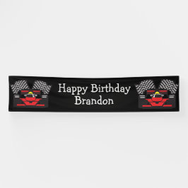 Design-Banner für Rennwagen Banner