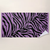 Design bearbeiten - Hintergrundfarbe ändern Zebra Strandtuch (Vorderseite)