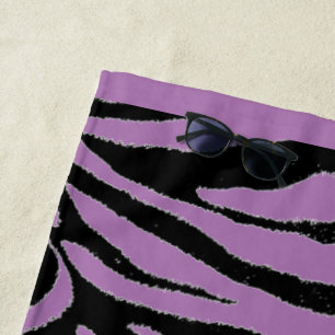 Design bearbeiten - Hintergrundfarbe ändern Zebra Strandtuch