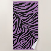 Design bearbeiten - Hintergrundfarbe ändern Zebra Strandtuch (Vorderseite)