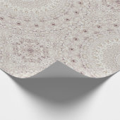 Design Beige und Taupe Mandala Geschenkpapier (Ecke)
