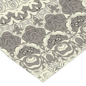 Design Beige und Taupe Mandala Großer Tischläufer (Ecke)