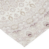 Design Beige und Taupe Mandala Großer Tischläufer (Ecke)