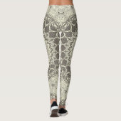 Design Beige und Taupe Mandala Leggings (Rückseite)