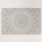 Design Beige und Taupe Mandala Puzzle (Horizontal)