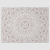 Design Beige und Taupe Mandala Seidenpapier (Vorderseite)