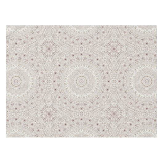 Design Beige und Taupe Mandala Tischdecke (Vorderseite (Horizontal))