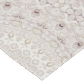 Design Beige und Taupe Mandala Tischdecke (Schrägansicht)