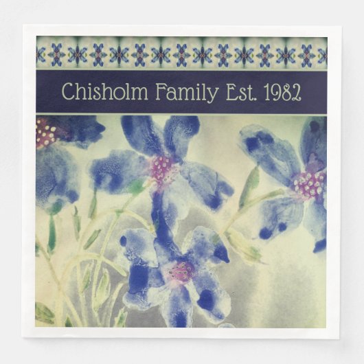 Design-Bereich für dekorative Typografie Serviette (Vorderseite)