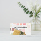 Design beruflicher Maler-Visitenkarten Visitenkarte (Stehend Vorderseite)