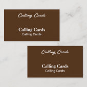 Design Beruflicher Visitenkarten Telefonnummerkarte (Vorne/Hinten)