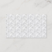 Design Beruflicher Visitenkarten Telefonnummerkarte (Rückseite)