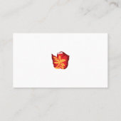 Design Beruflicher Visitenkarten Visitenkarte (Rückseite)