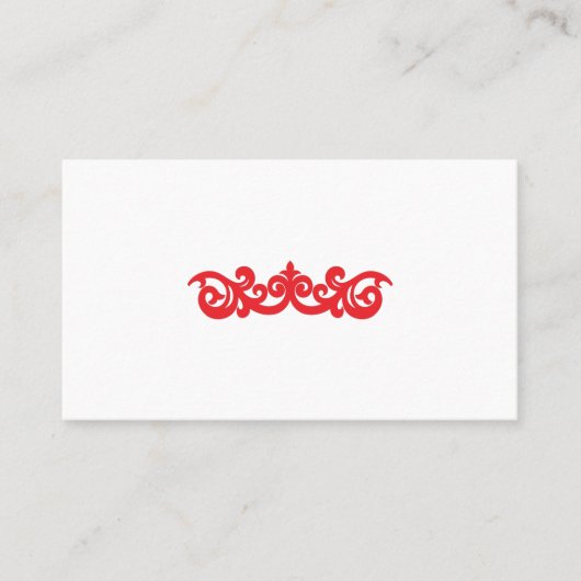 Design Beruflicher Visitenkarten Visitenkarte (Vorderseite)