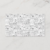 Design Beruflicher Visitenkarten Visitenkarte (Rückseite)