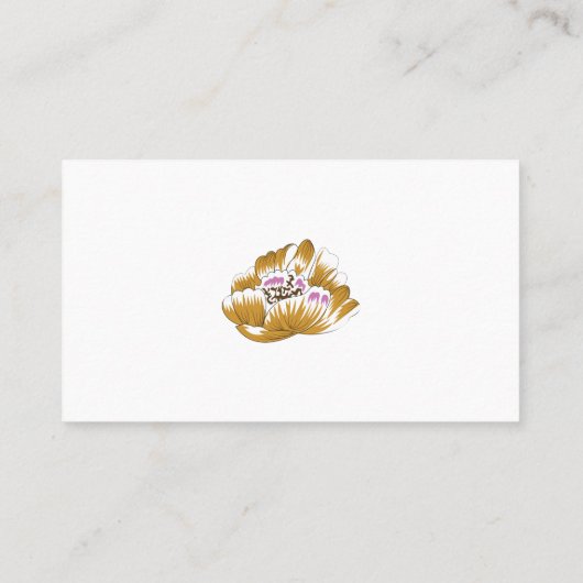 Design Beruflicher Visitenkarten Visitenkarte (Rückseite)