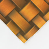 Design bestehend aus farbigen, interlacierten Stre Fleecedecke (Ecke)
