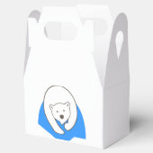 Design-Bevorzugung des Polar-Bären Geschenkschachtel (Geöffnet)