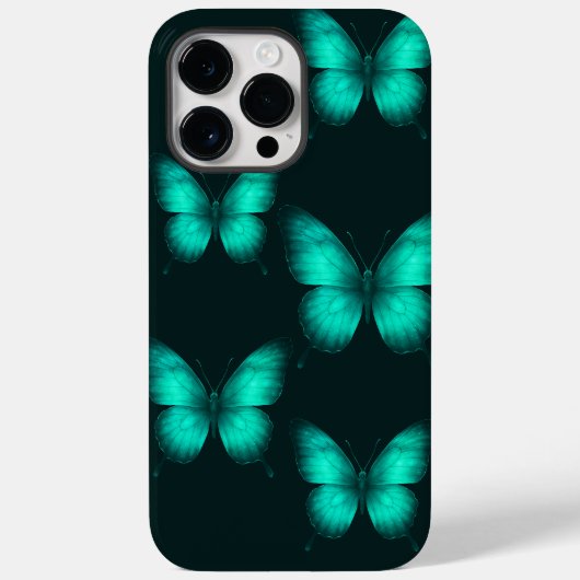 DESIGN BORBOLETAS VERDES Capa para celular Case-Mate iPhone Hülle (Rückseite)