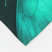 DESIGN BORBOLETAS VERDES Cobertor de Lã Fleecedecke (Ecke)