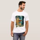 Design Born to Throw Pfeilwurz T-Shirt (Vorne ganz)
