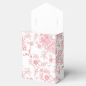 Design-Box für Hübsch rosa Damask Geschenkschachtel (Geöffnet)