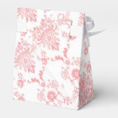 Design-Box für Hübsch rosa Damask Geschenkschachtel (Rückseite)