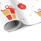 Design-Box im Retro-Stil, Ornamente Geschenkpapier (Rolleneckpunkt)