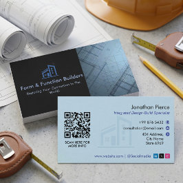 Design-Build-Unternehmen Geschäft | Sealight Minim Visitenkarte