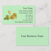Design Business Card Wein & Käse Visitenkarte (Vorne/Hinten)