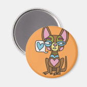 Design Chiwawa Magnet (Vorderseite/Rückseite)