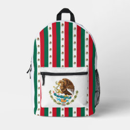 Design Coat of Arms (mexikanische Flagge) Bedruckter Rucksack