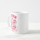 Design Coffee Is My Valentine Funny Lover Kaffeetasse (Vorderseite Links)