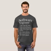Design-Computer für die Softwareentwicklung T-Shirt (Vorne ganz)